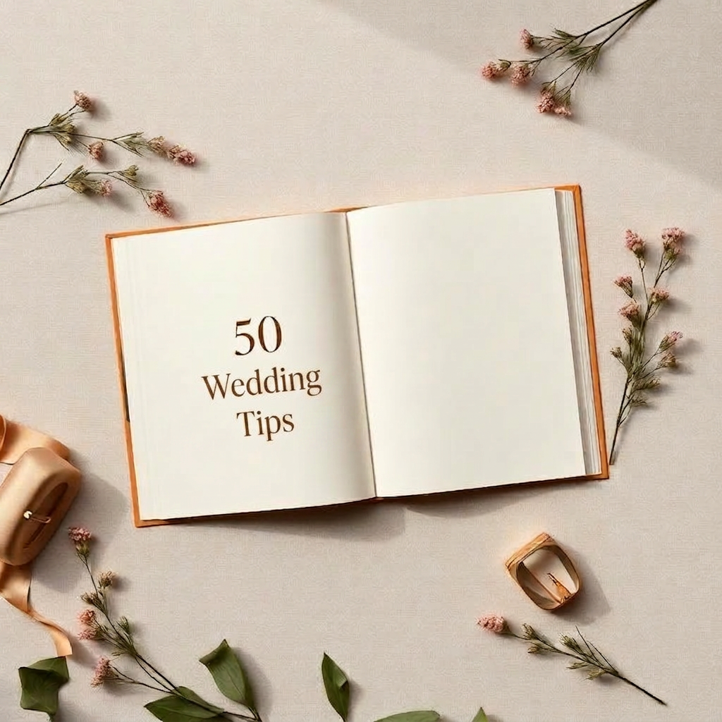 Bonus workbook: 50 Wedding Tips